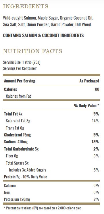 Epic Snack Strips (Box of 20)