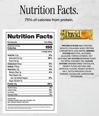 David's Bar (Box of 12)