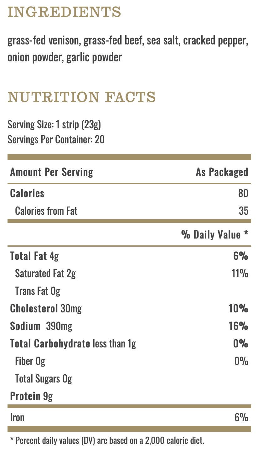 Epic Snack Strips (Box of 20)