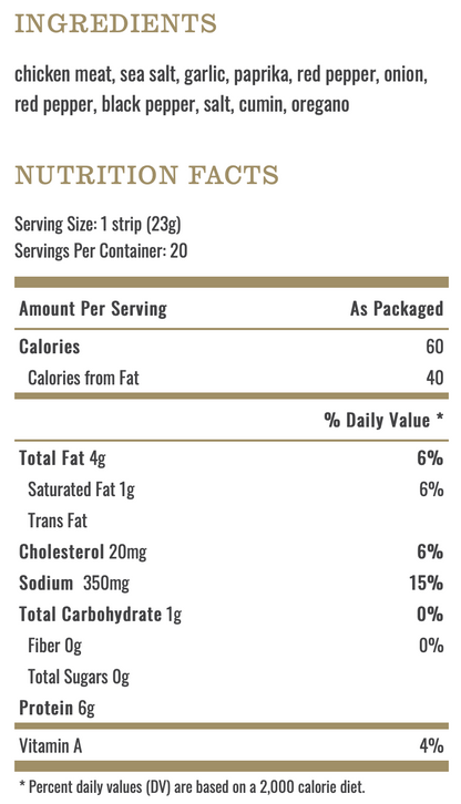 Epic Snack Strips (Box of 20)